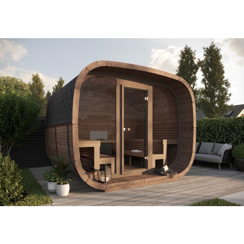 sauna cubus 3x2 4m