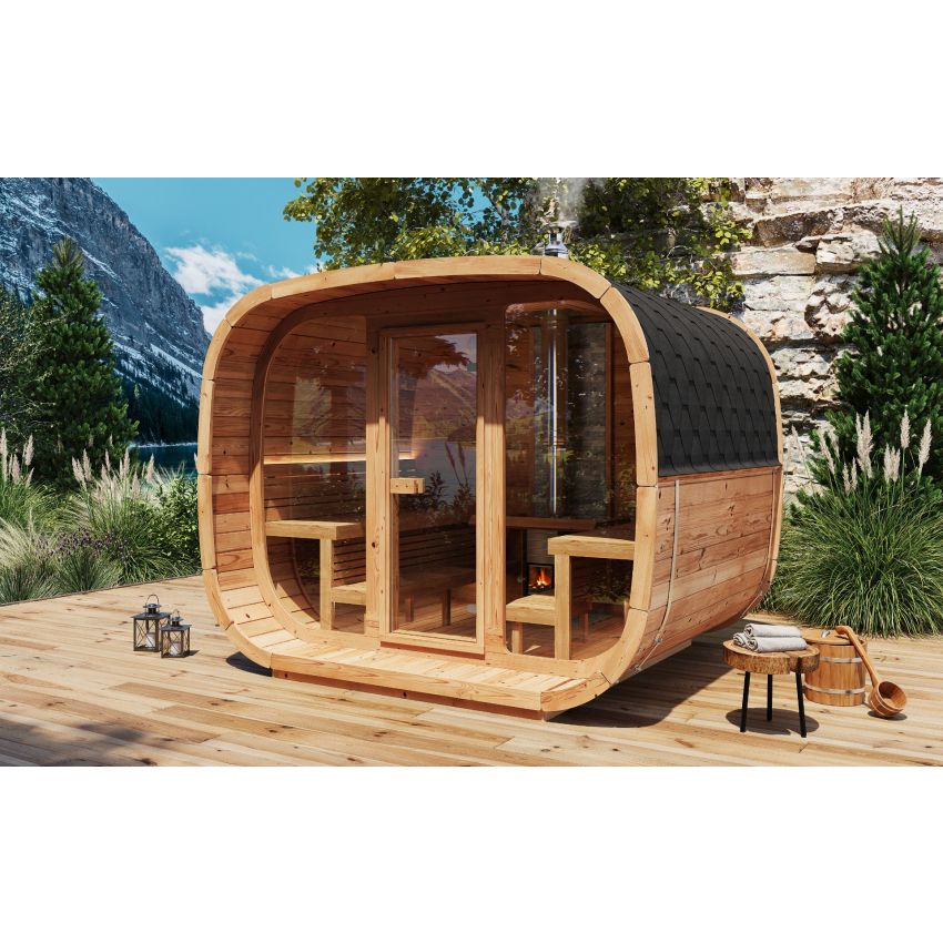 viz01 cubus premium glass front wood burner wide